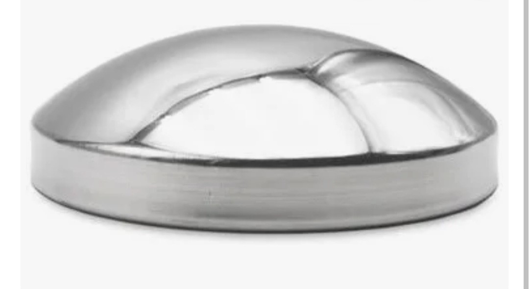 United Pacific 20203 Axle Hub Cap Rear, 8-1/4″ Stainless Dome Style