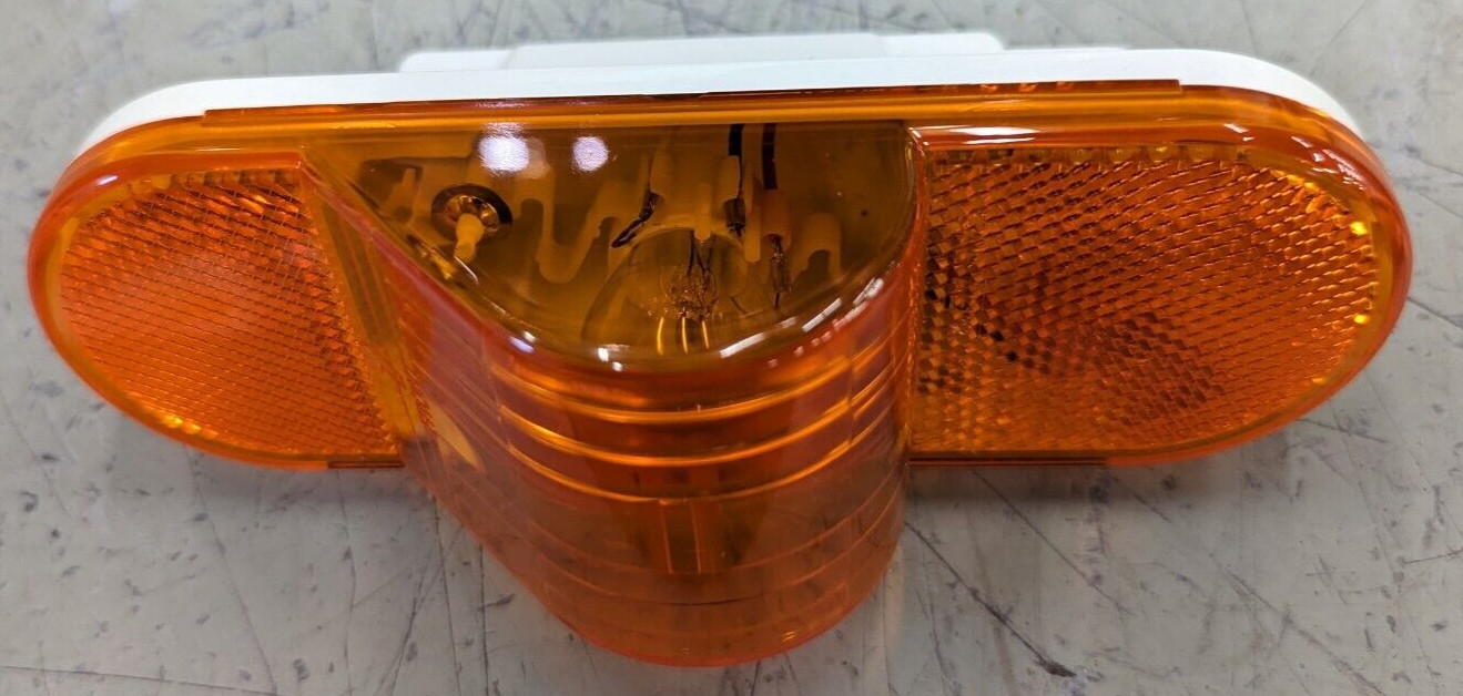 52193 Grote Economy Amber Oval Side Turn Marker Lamp Light Reflective