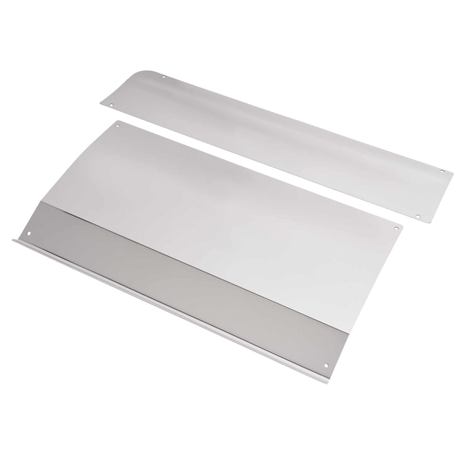 For Kenworth T680 304 Stainless Steel Front Upper& Lower Kick Plate Set Of 2