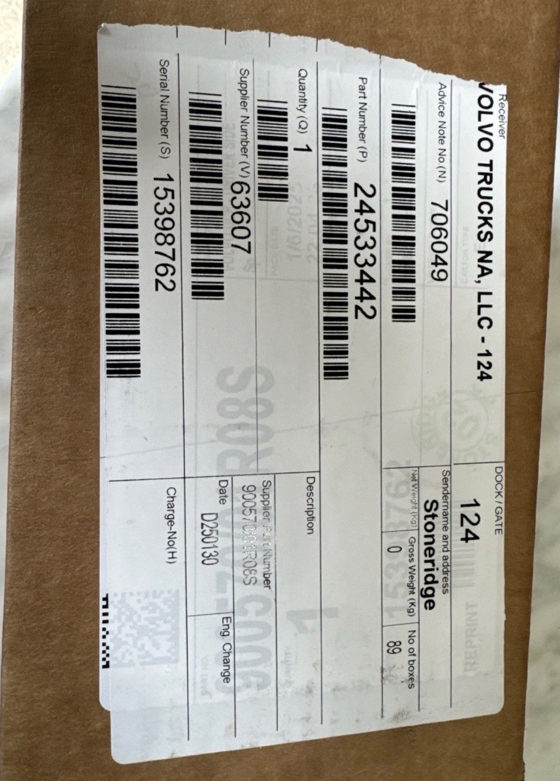 24533442 Genuine Volvo Part. Switch Driver,s Door ( Mirror, Heat, Locks )