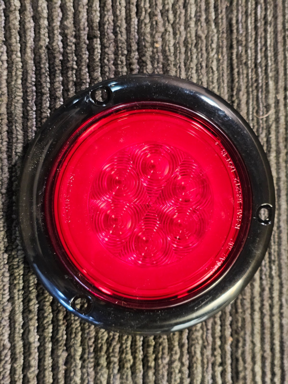 Optronics STL101RFMB GloLight 4” Red LED Lights with Mounting Flange
