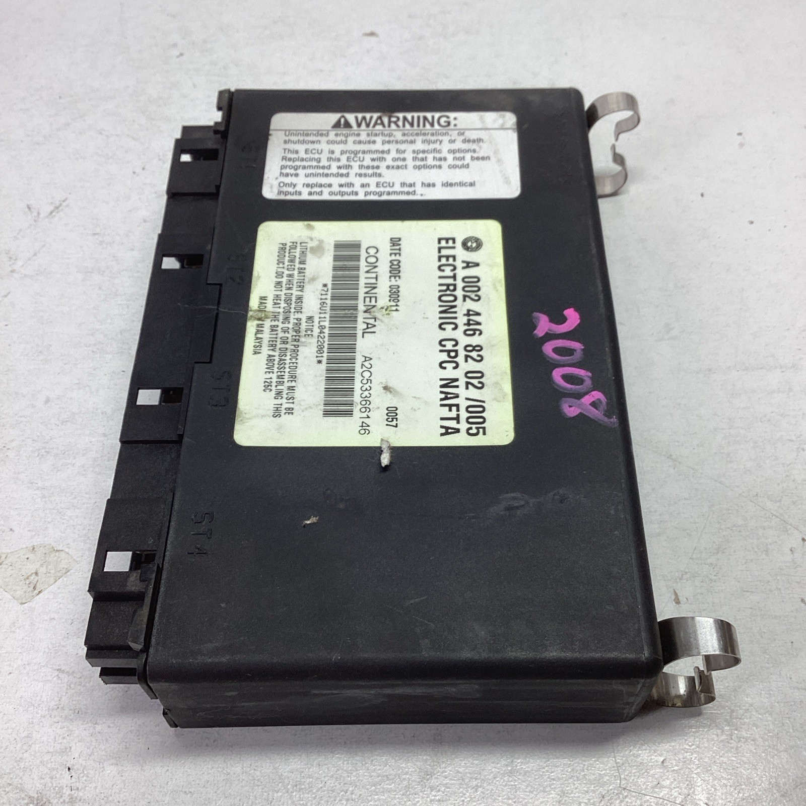 Freightliner Cascadia Continental CPC Cab Control Module A0024468202/005