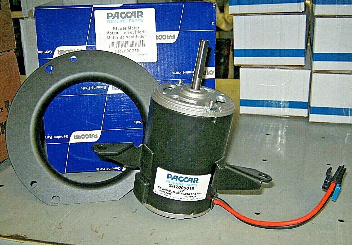 ~NEW GENUINE PACCAR PART ~ OEM ~ HVAC BLOWER MOTOR ASSEMBLY ~ SR2000018