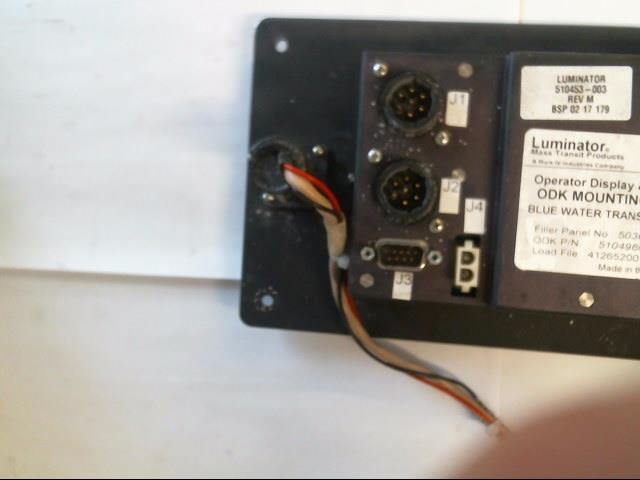 luminator, 510453-003, pn. 510496001, Operator dISPLAY & kEYBORD
