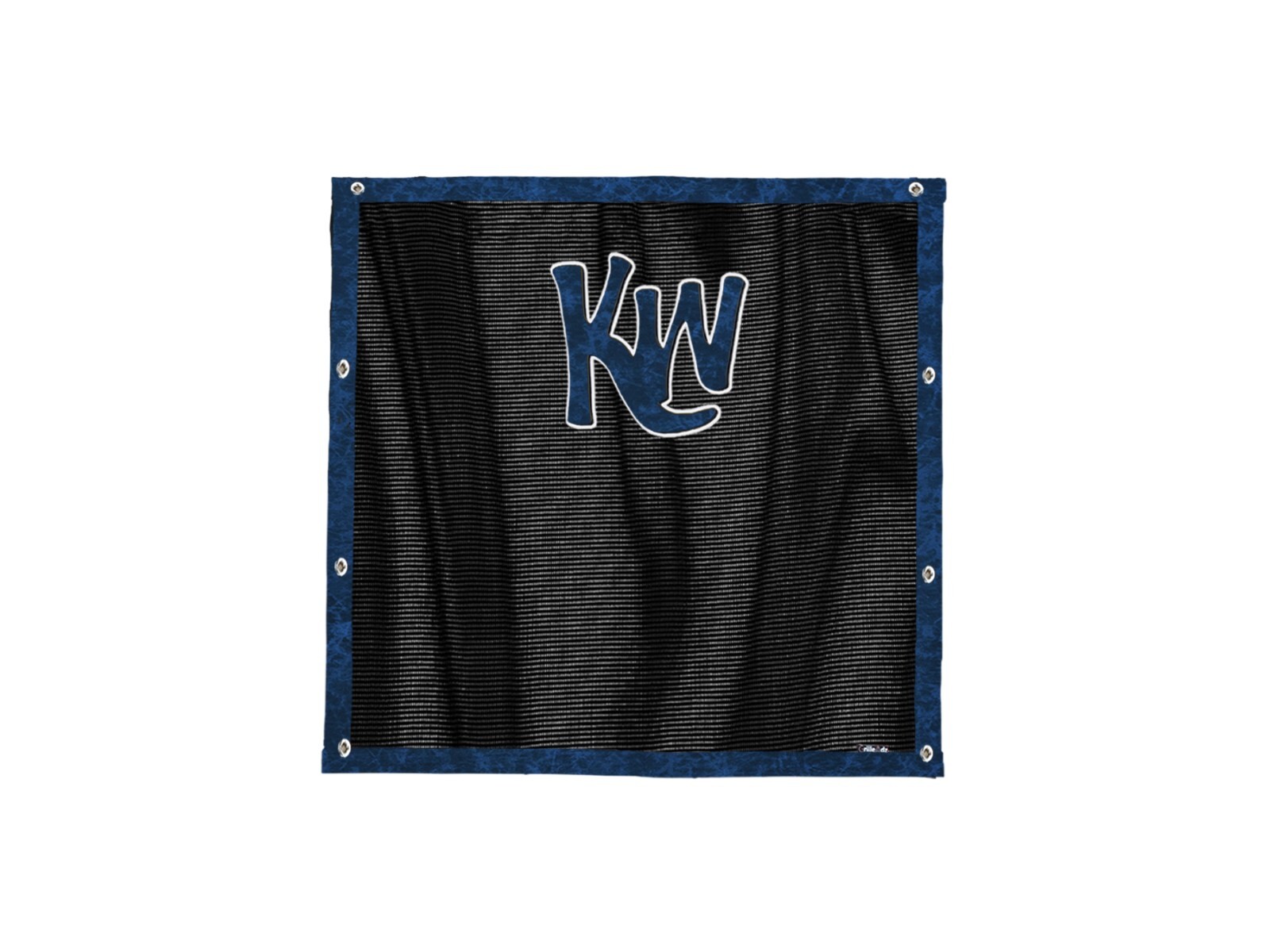 Premium Blue KW Mesh Bug Screen Fits Kenworth W900B by GrilleAdz
