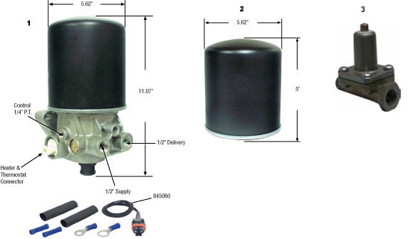 Air Dryer Cartridge for Bendix AD-SP. PAI# EM55880 Ref# 109994 5008414 1699595C1