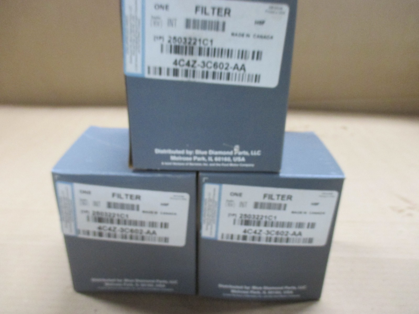 INTERNATIONAL2503221C1 HYDRAULIC POWER STEERING FILTER LOT OF 3 NEW