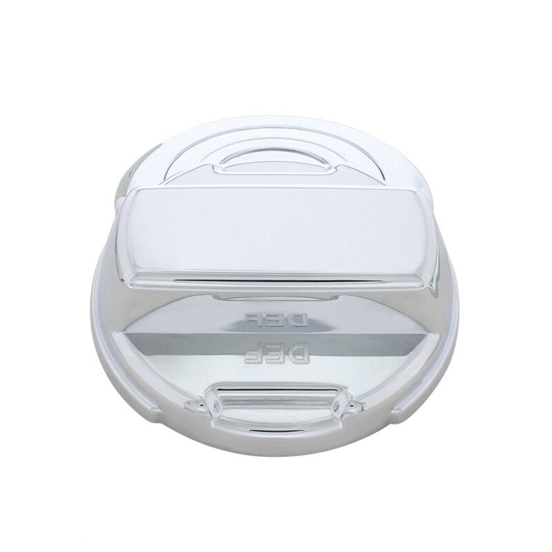def tank cap chrome plastic stick-on cover all Mack and Volvo trucks 41694 new