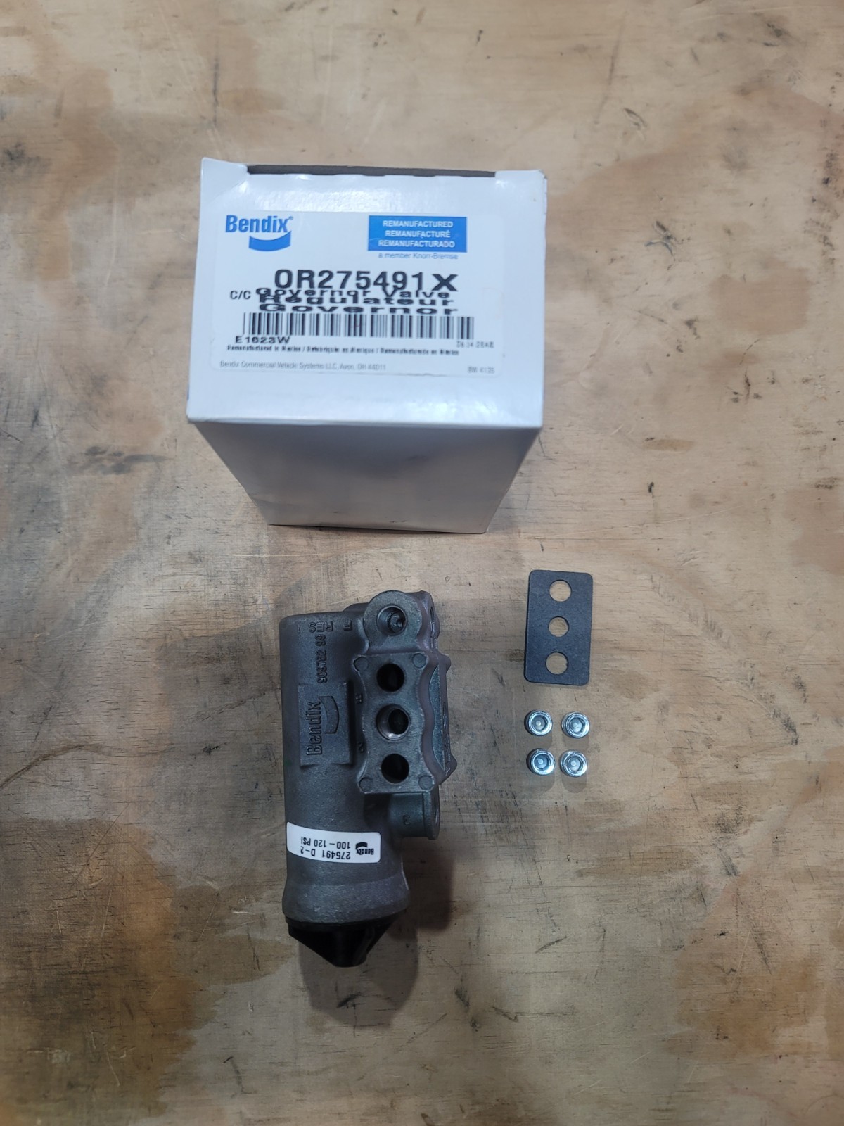 BENDIX D-2 CORELESS GOVERNOR VALVE – PN: OR275491X (REMANUFACTURED)