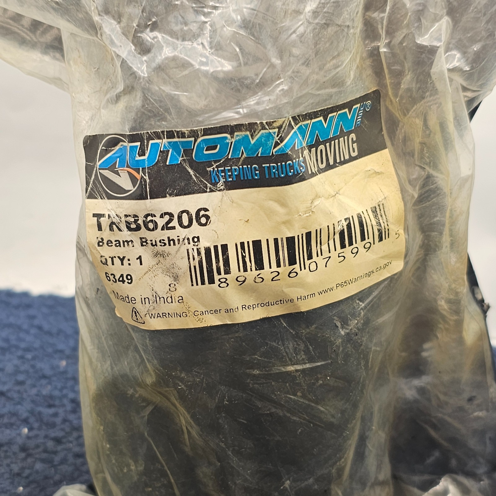 Automann TRB6206 Beam Bushing 1″ ID x 3 3/8″ OD x 5 1/4″ L Fits Hendrickson