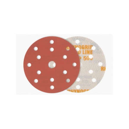 Indasa 320-80 Red Line 3″ Grip Disc 80grit