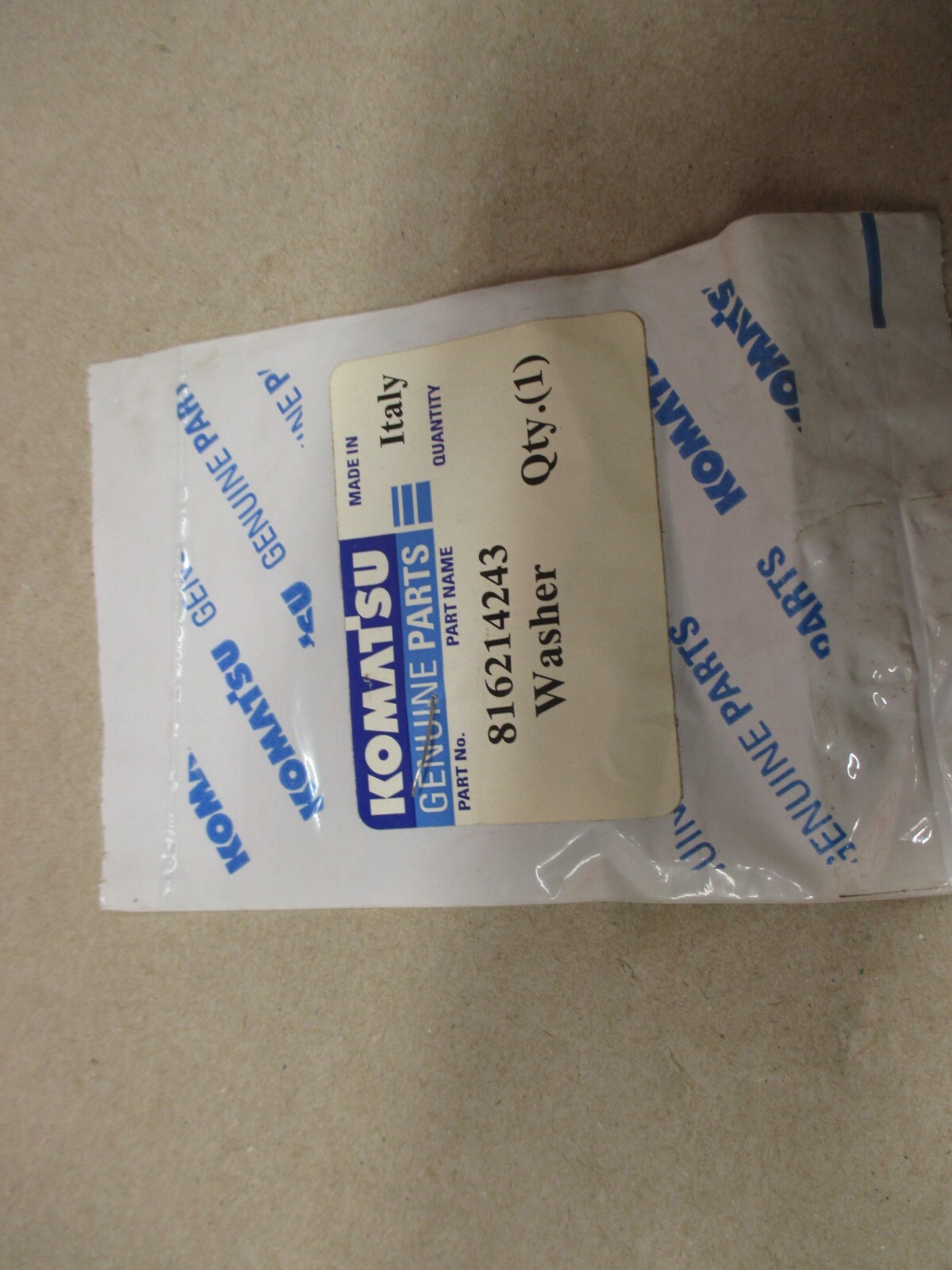KOMASTO 816214243 WASHER 1 LOT OF 3 PIECES GENIUNE PART OEM NOS