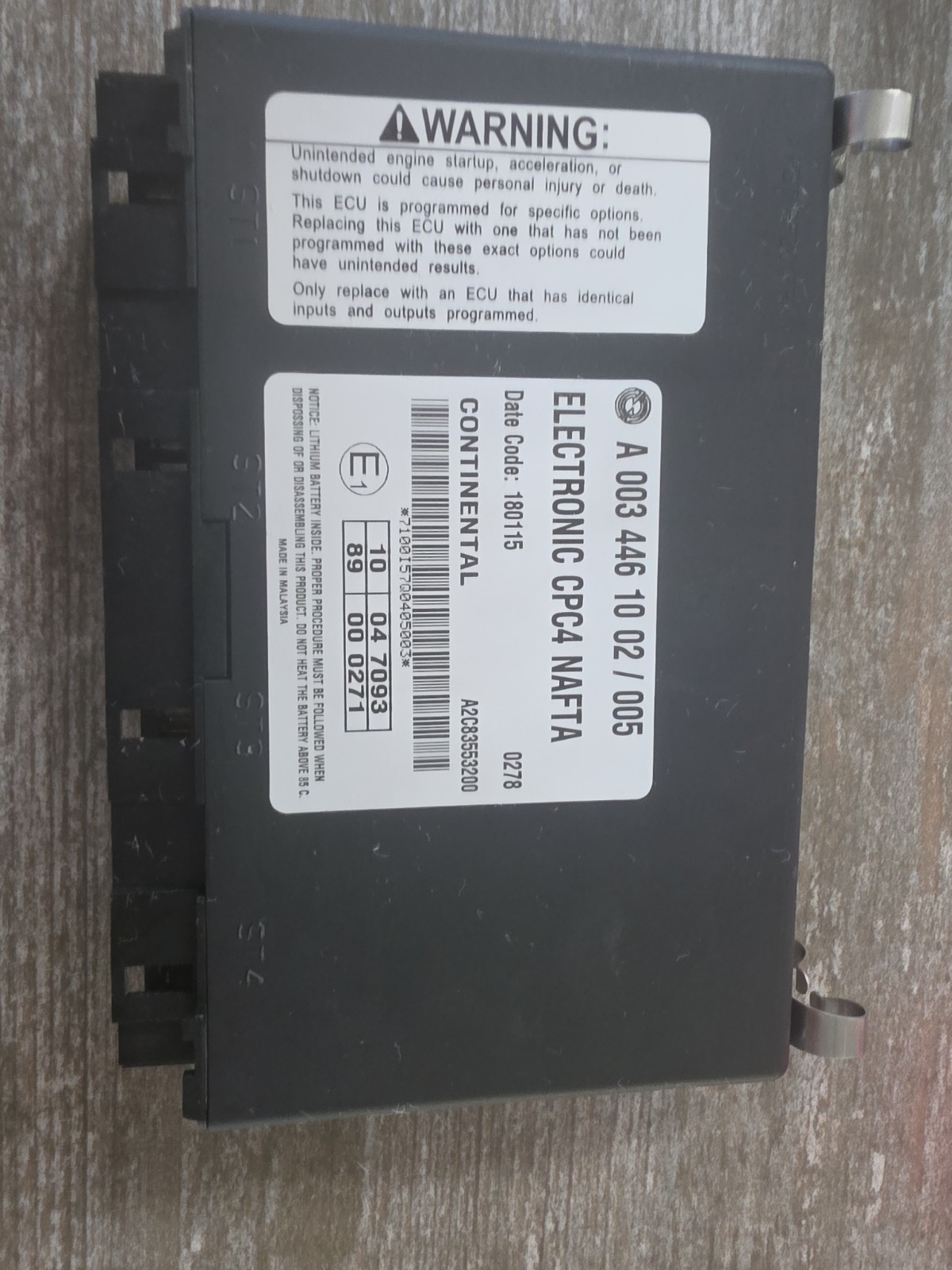 Freightliner CPC4 NAFTA A 003 446 10 02 / 005