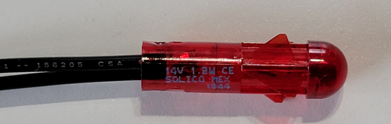Solico Series 35 Round Red Indicator Light Incandescent 14V