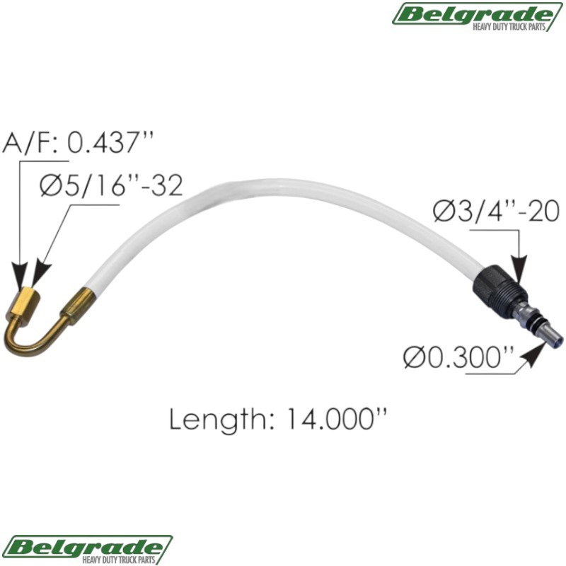MHT7779KOE Genuine Tire Hose Kit Hendrickson/Turner – VS-33769-2 & VS-33767-2