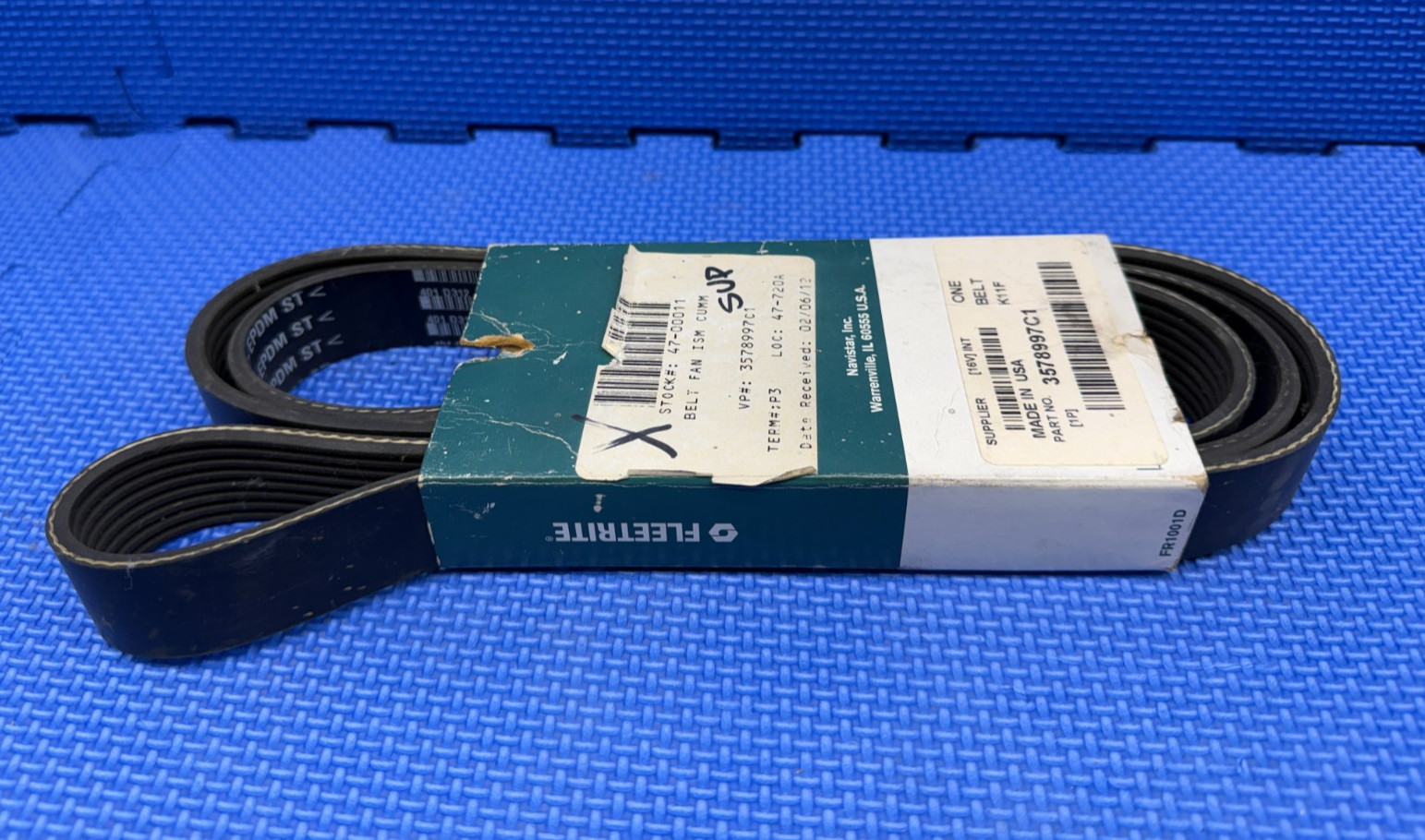Fleetrite 3578997C1 International Navistar Heavy Duty Serpentine Drive Belt