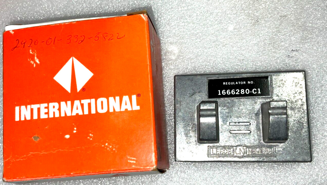 GENERATOR REGULATOR INTERNATIONAL PRESTOLITE RR750 1666280C1