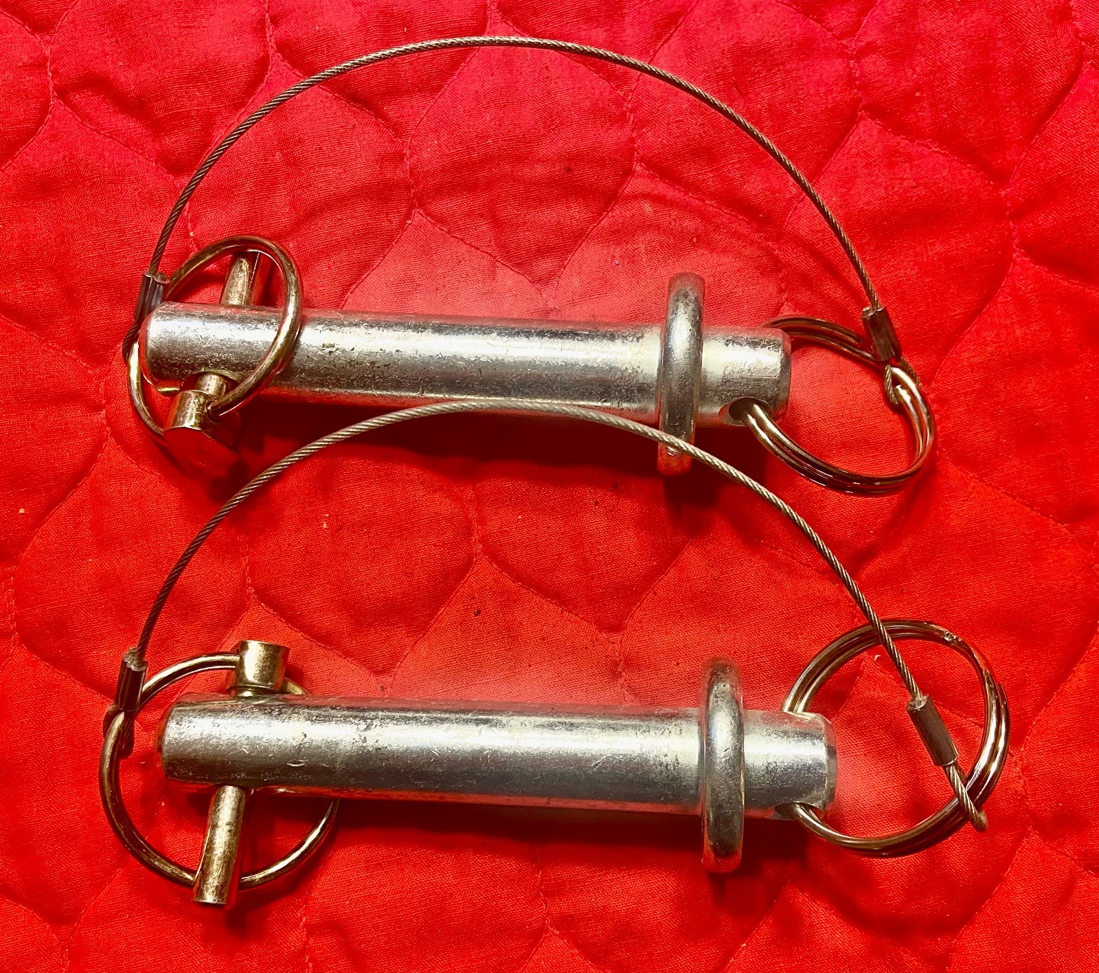 Roadmaster Inc 910029 Two Large Base Pins Cable And Linch Pin-Brand New w/o Box