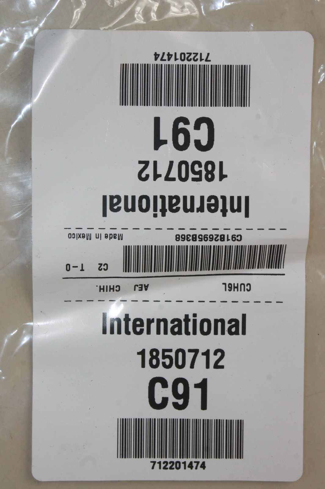 International Pigtail Connector Kit 1850712C91 Genuine OEM NEW