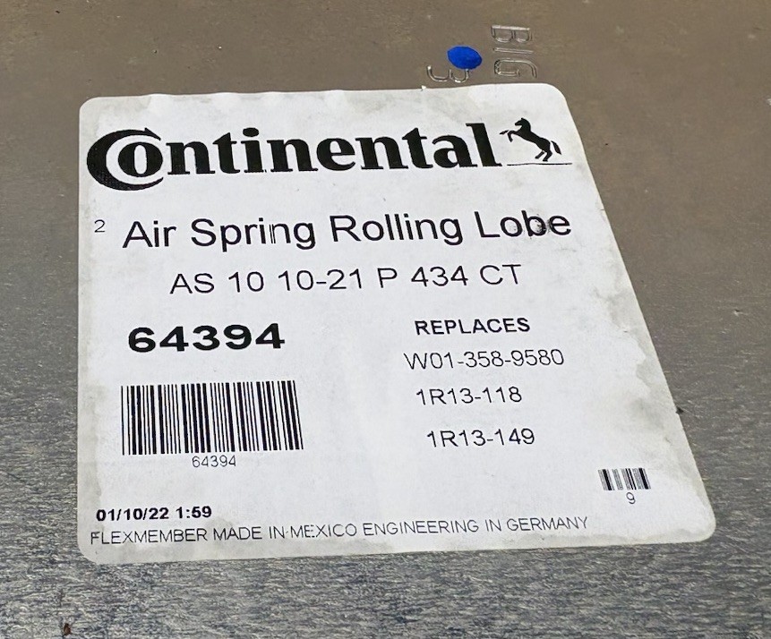 Automann 566.CT64394 Air Spring Rolling Lobe Continental 64394 10 10-21 New