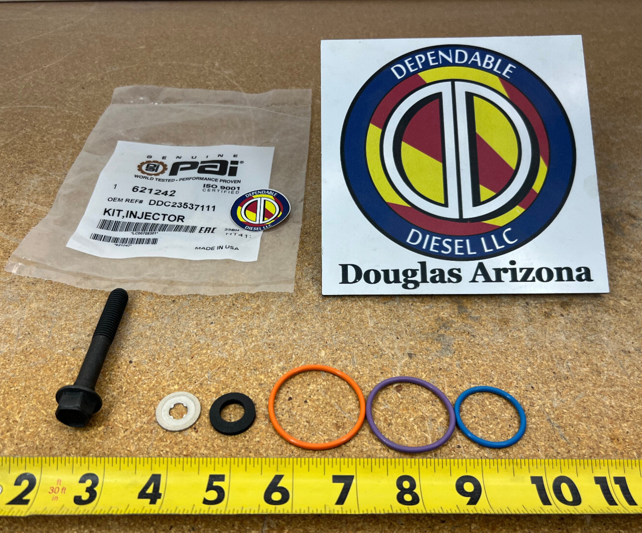 Injector O-Ring & Hardware Kit for Series 60. PAI 621242 Ref# 23537111, 23535700