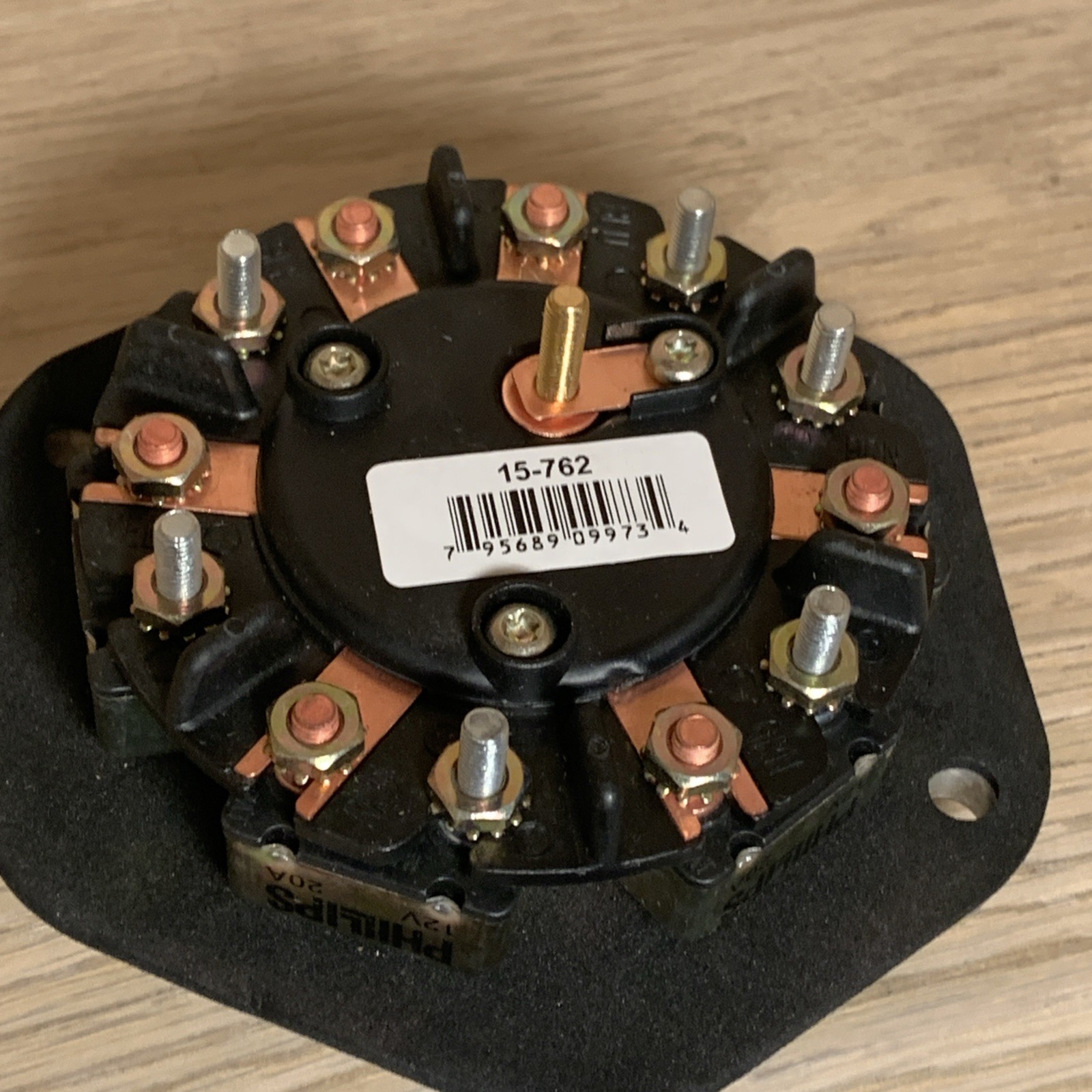 Phillips Split Pin 7-Way Socket Breaker 15-762 Zinc Die Cast *READ*