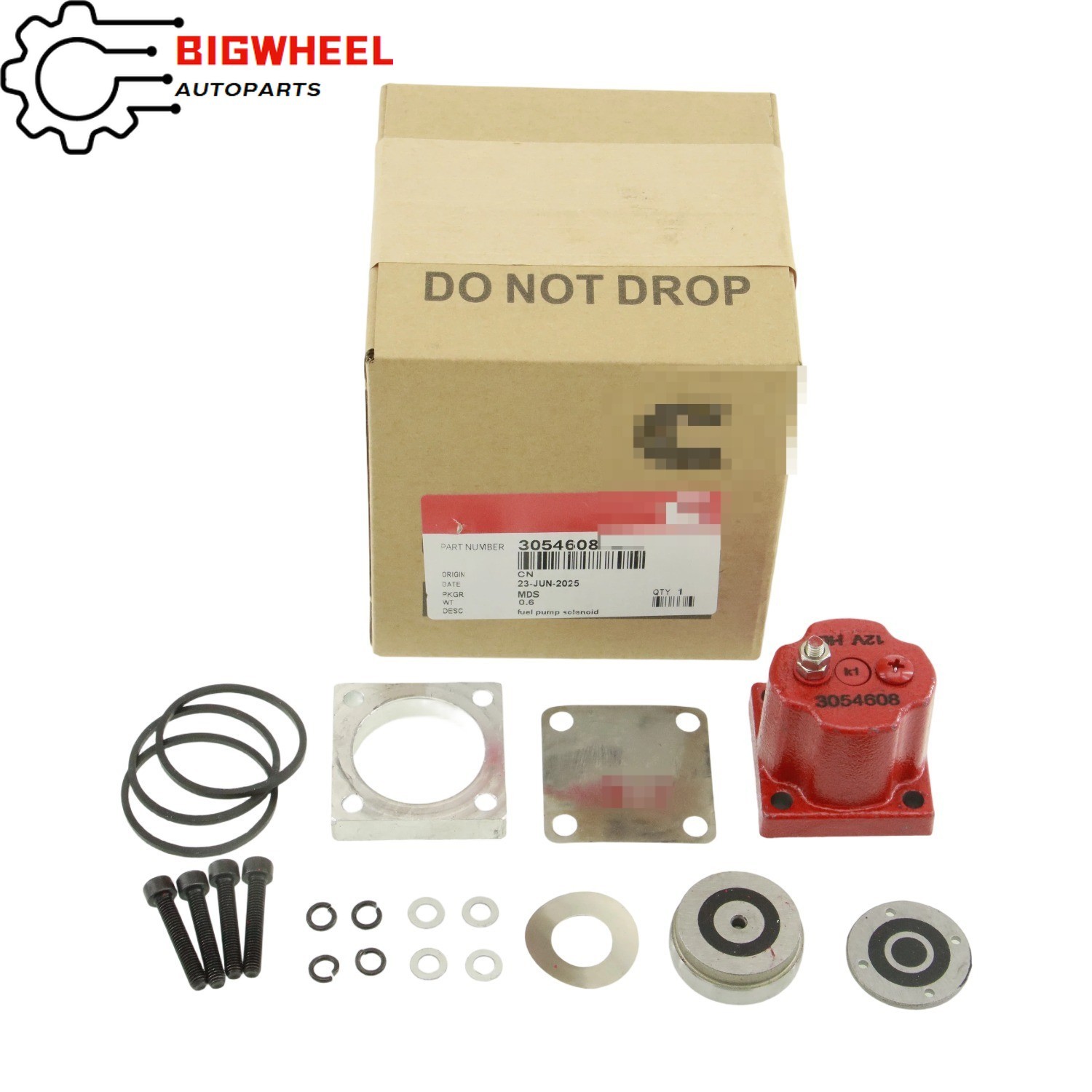 180204 209940 3054608 NEW OEM Fuel Shutoff Valve Set for Cummins N14 Solenoid US