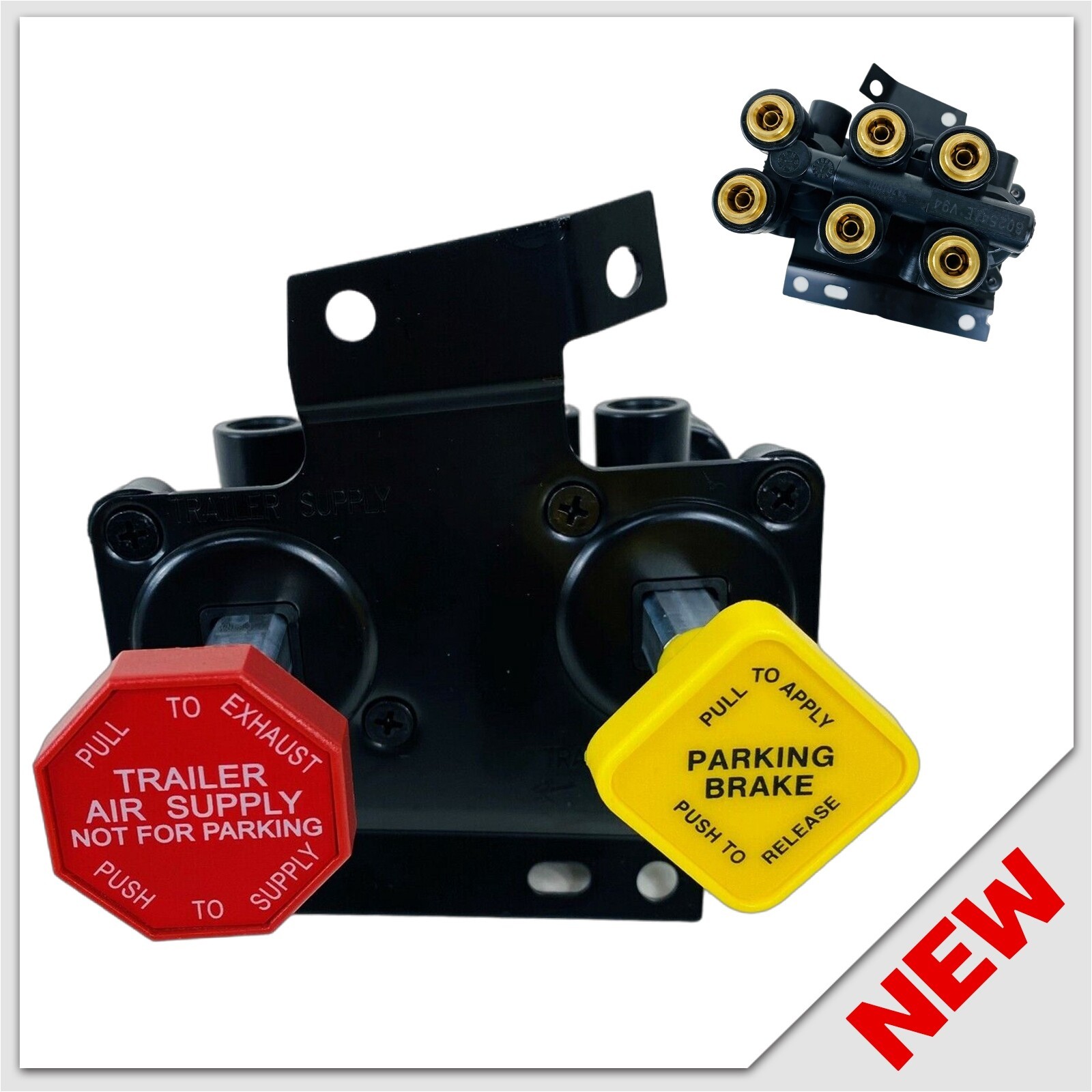 KN20619 MV3 Dash Air Brake Control Valve For Haldex Volvo 20560009 Keene Truck