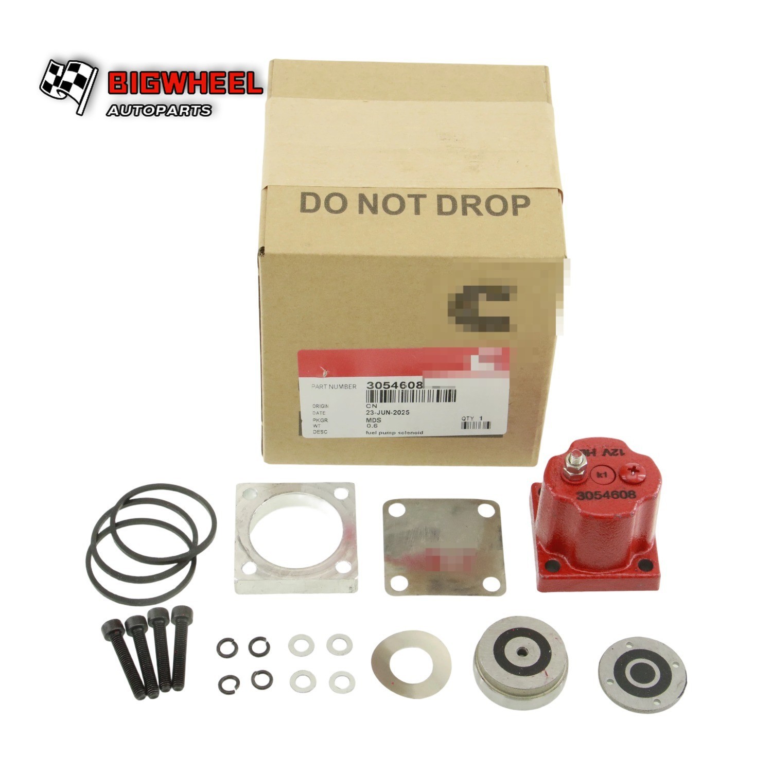 US 180204 209940 3054608 NEW OEM Fuel Shutoff Valve Set for Cummins N14 Solenoid