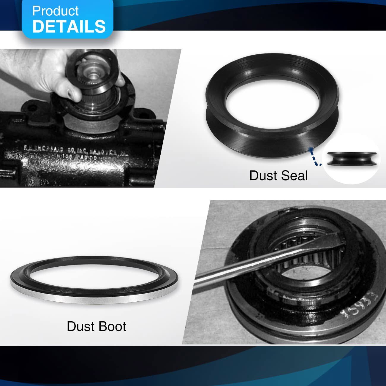 5545741/5544881 Sector Shaft Seal Kit for Sheppard M100 M90 Power Steering Gear