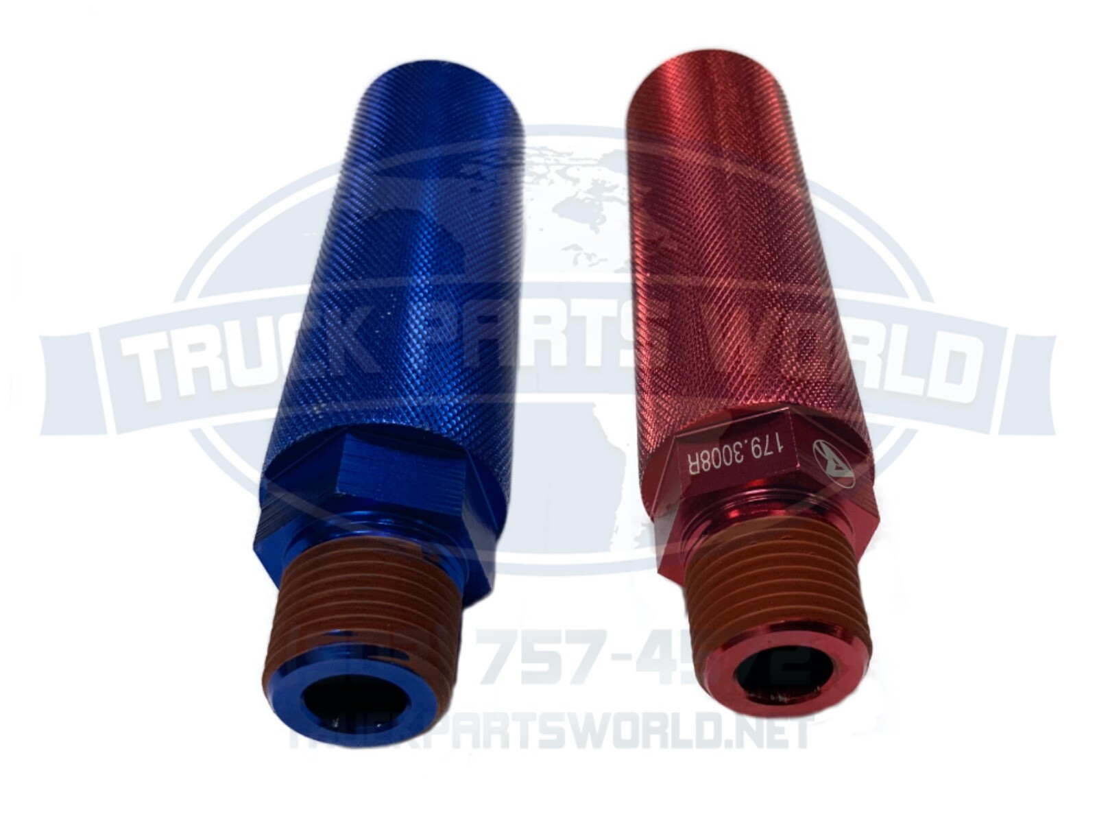 Automann Aluminum Glad Hand Handles BRAND NEW RED and Blue