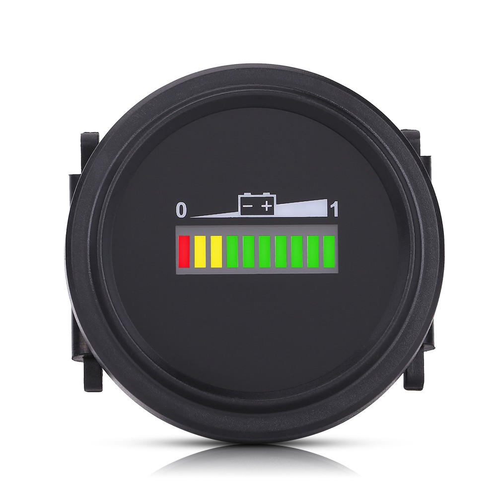 12V/24V/36V/48V/72V LED Digital Battery Indicator Meter Gauge For Cart
