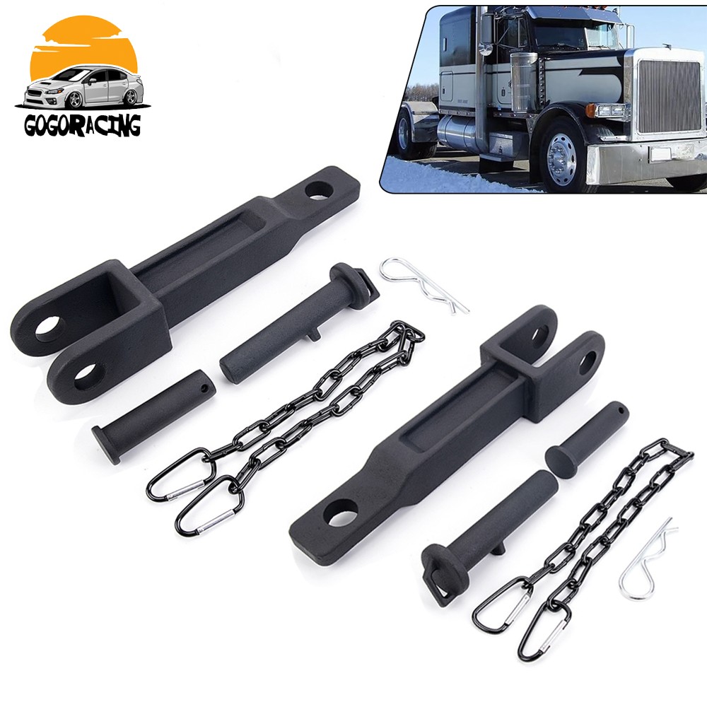 2 Sets Tow Hook Fit Kenworth Peterbilt With Pull Pins/Frame Pins A20-6014