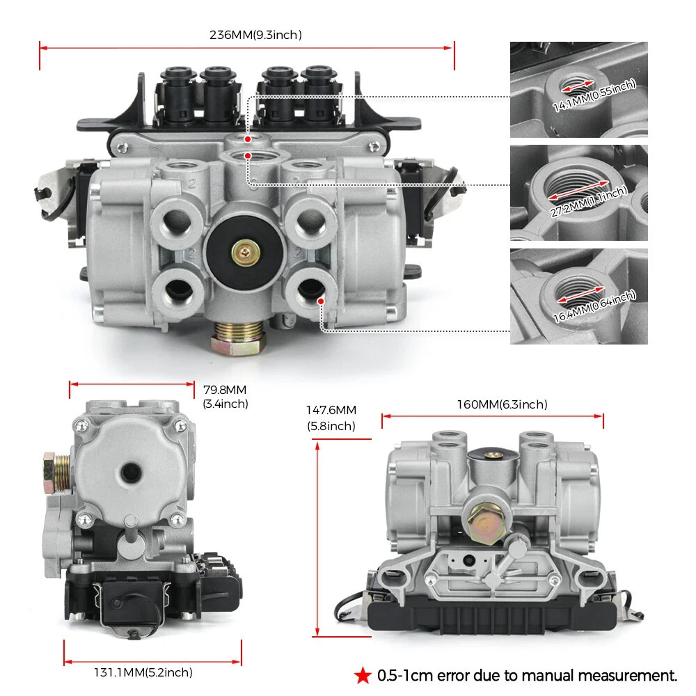 4005001030 ABS ECU Valve Assembly TCS2 w/Harness 4S/3M Truck Trailer