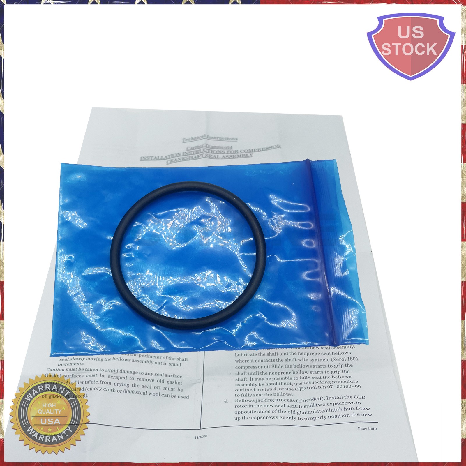 NEW Fits 17-44770-00 FOR Carrier 05G Transicold 17-57026-00 Shaft Seal Kit