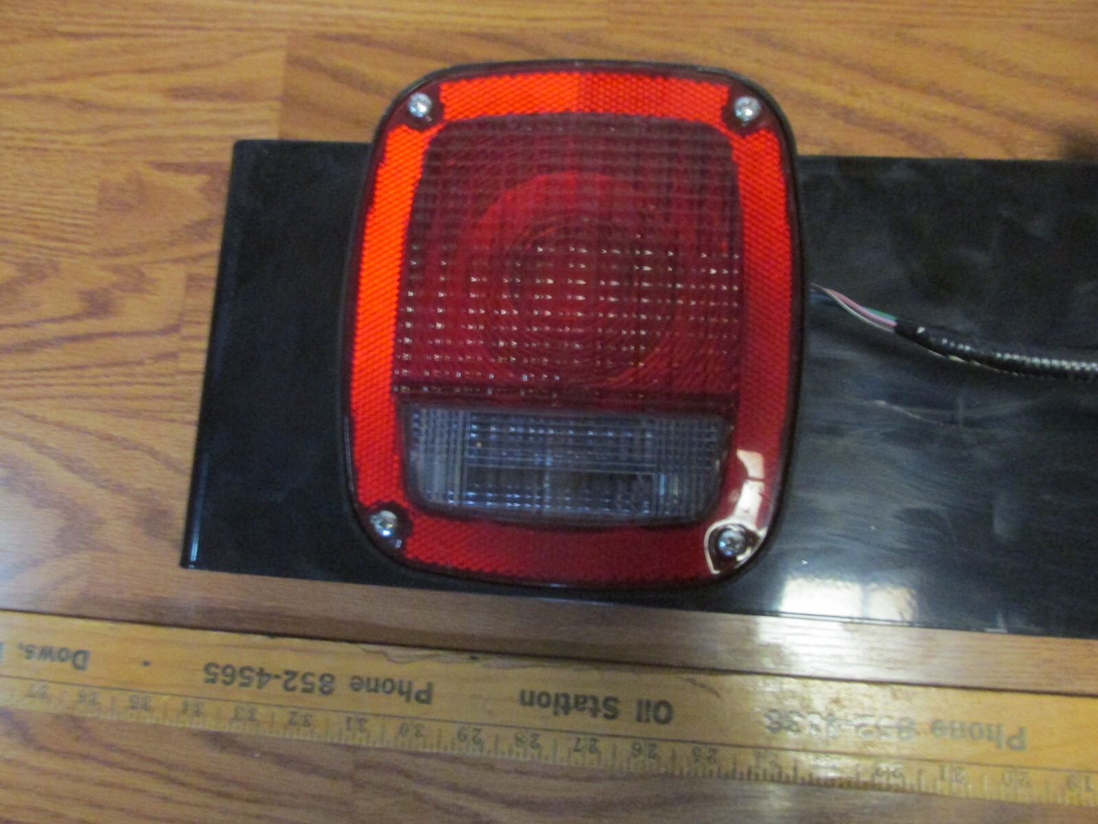 GROTE TRUCK TAIL LIGHT BAR PANEL FOMOCO KENWORTH PETERBILT W BACKUP ALARM WIRING