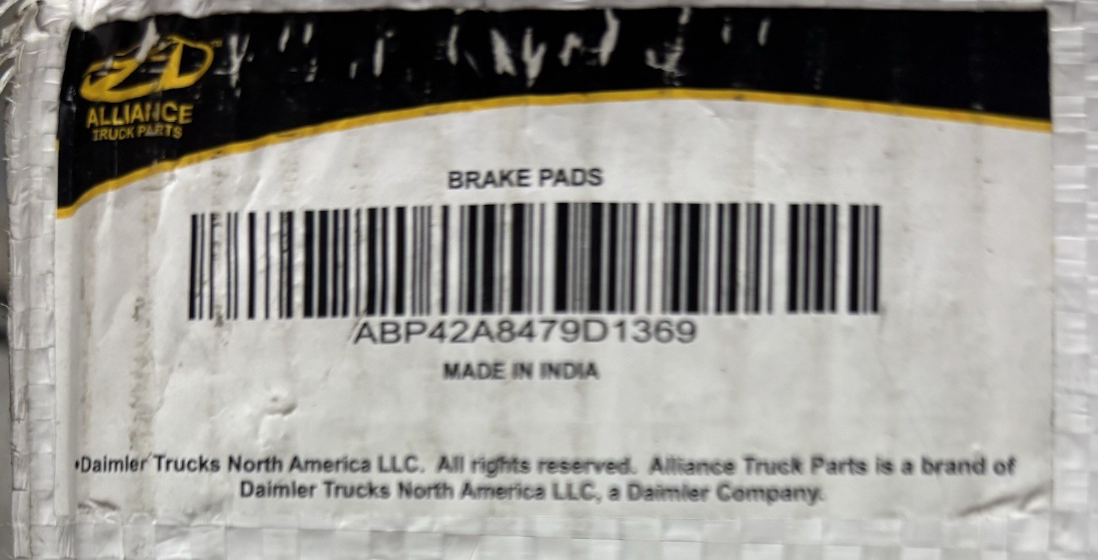 Alliance Air Disc Brake Pads ABP42A8479D1369 (Bendix ADB22X)