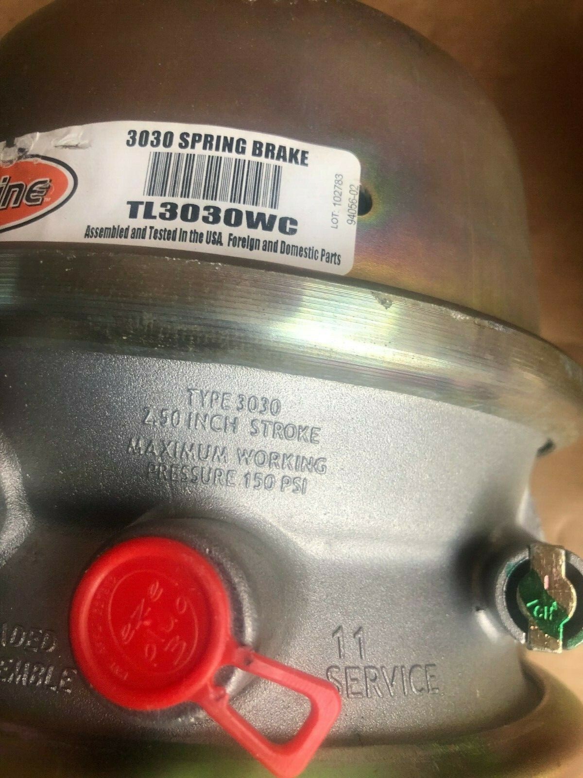 Genuine TuffLine TL3030WC 3030 Spring Brake FREIGHTLINER Combination HDX-GC3030