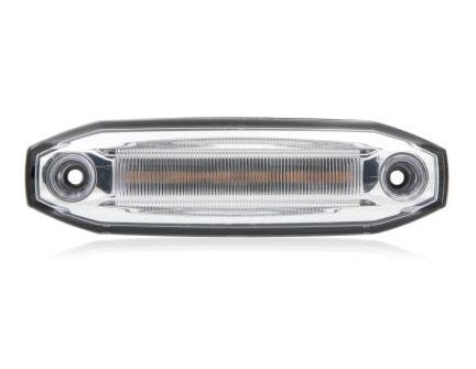 Maxxima Clearance Marker Amber Clear Lens and White Ground LIght | M17300YWCL-DC