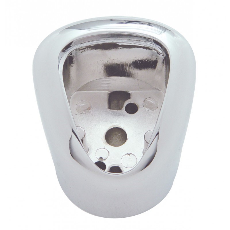 Chrome Gearshift Knob With Wood Cover And Gear Shift Cover Kit