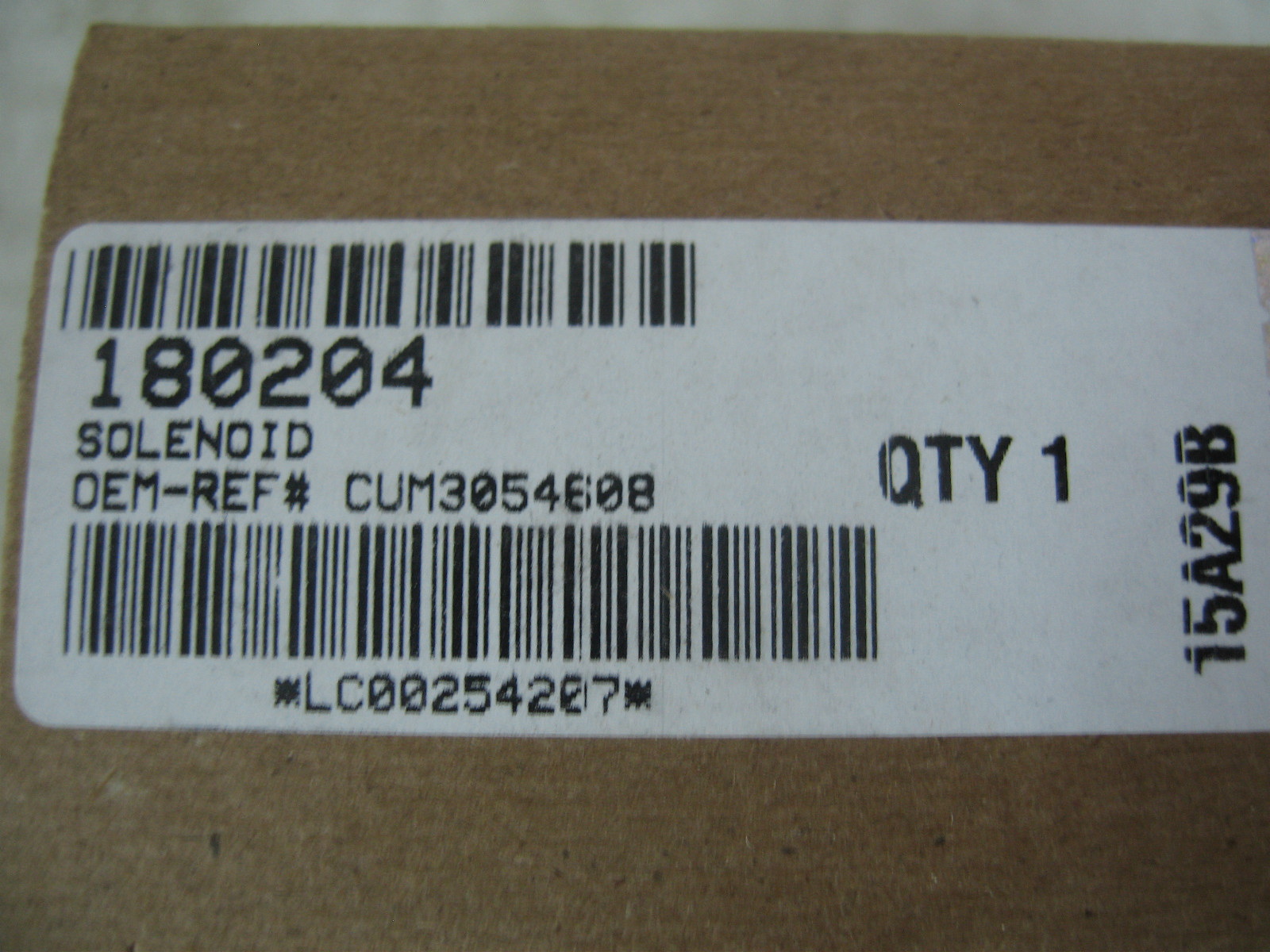 Fuel Shutoff Valve for a Cummins N14. PAI # 180204 Ref.# 3054608 209940