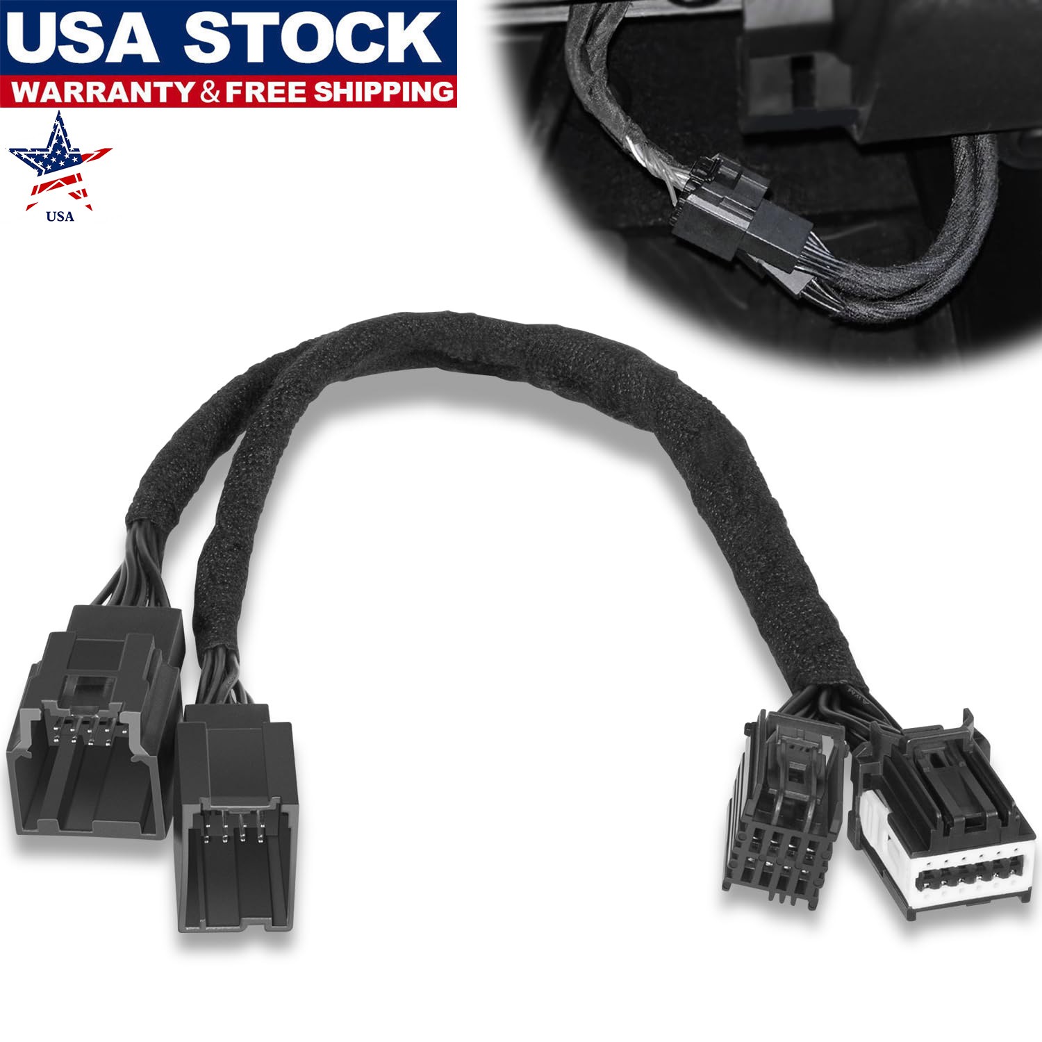 Automotive SGW Bypass Module Extention Cable for Jeep Wrangler Gladiator Ram