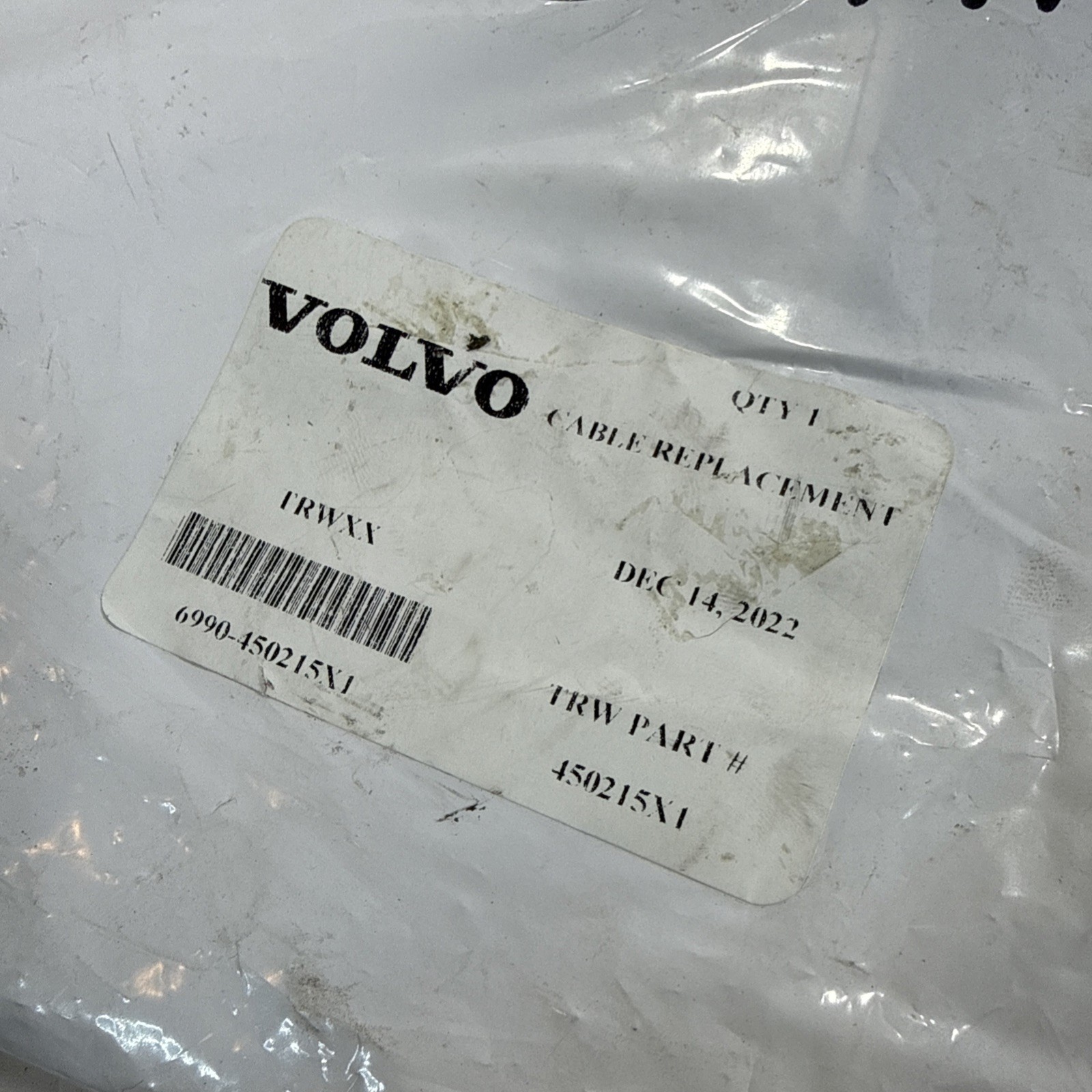 VOLVO MACK OEM Cable Replacement Kit 6990-450215X1 Open Box