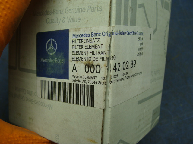 LOT OF 2 GENUINE MERCEDES-BENZ DEF FILTERS A0001420289