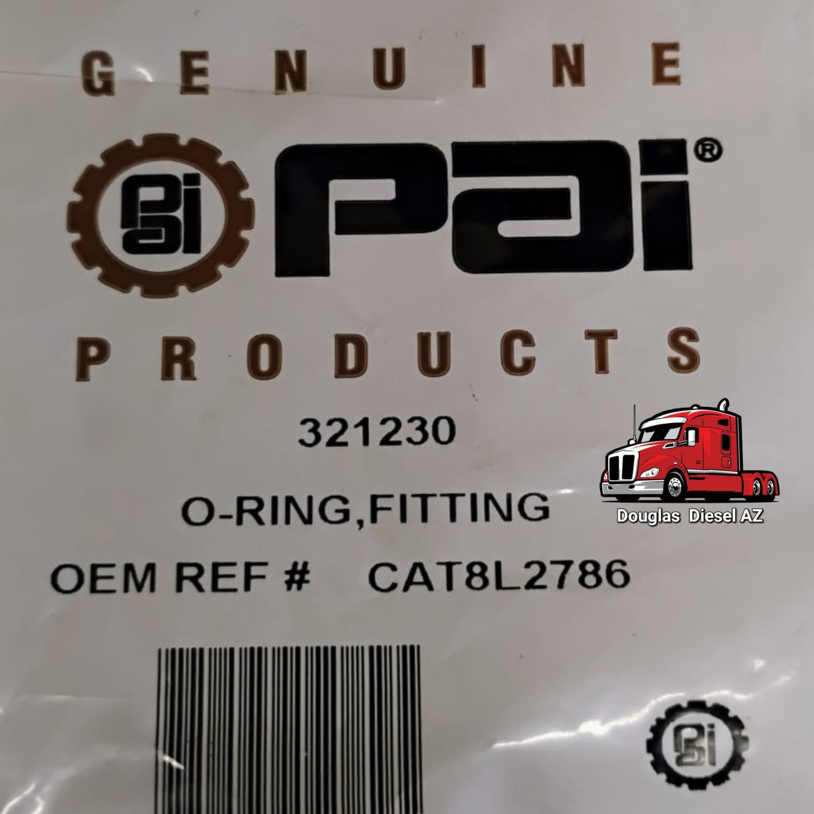 Oil Gauge O-RING for Cat 3406E, C15. PAI# 321230 Ref# Caterpillar 2385080 8L2786