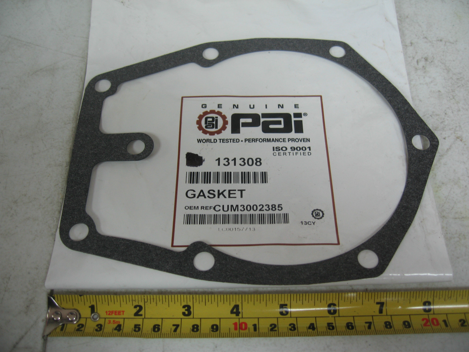 Water Pump Mounting Gasket for a Cummins 855. PAI # 131308 Ref.# 3002385, 130226