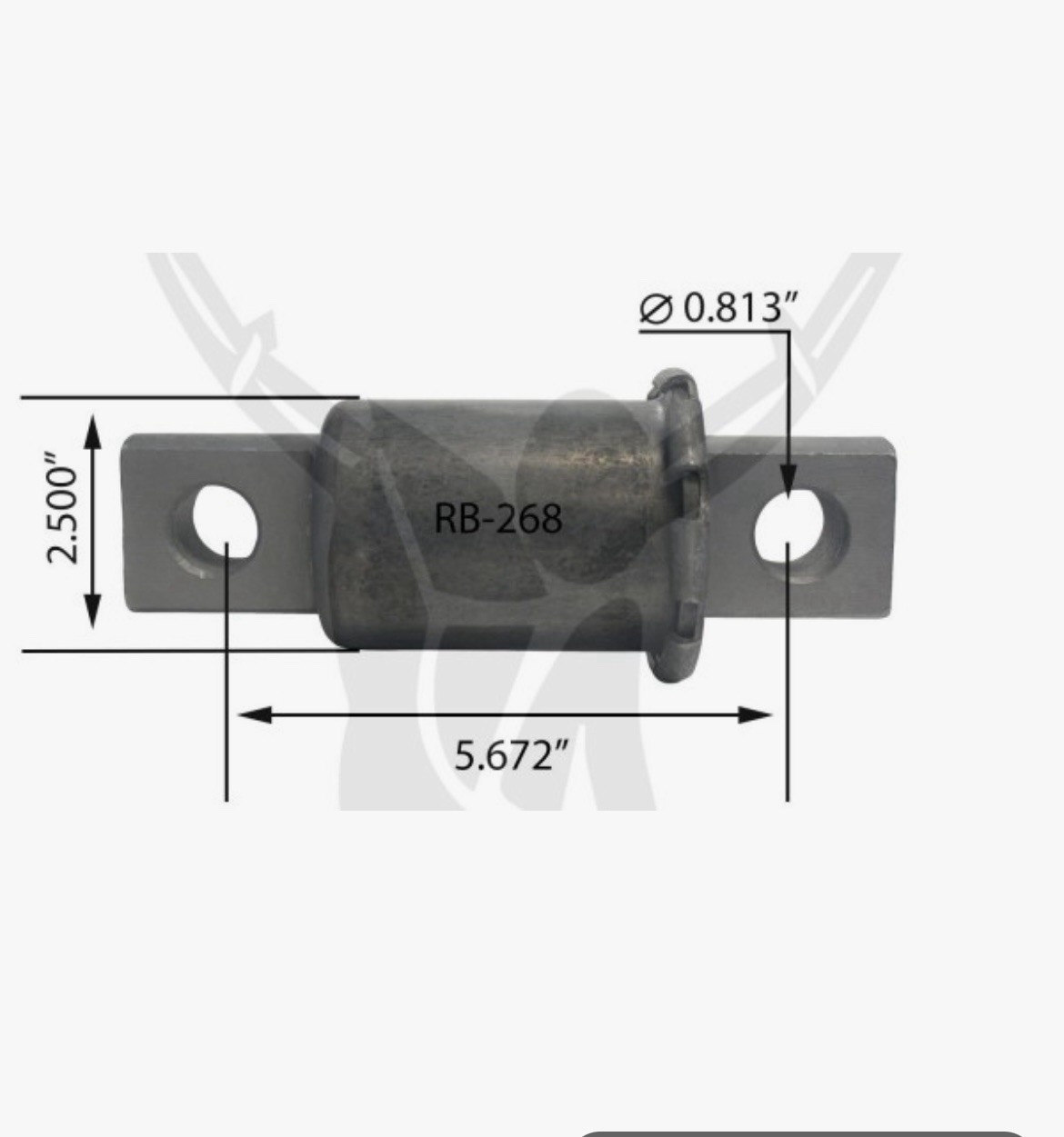 Bushing ￼KW,PACCAR, IH ￼Peterbilt, 16-22080-00O,P52296 ,RB-268.