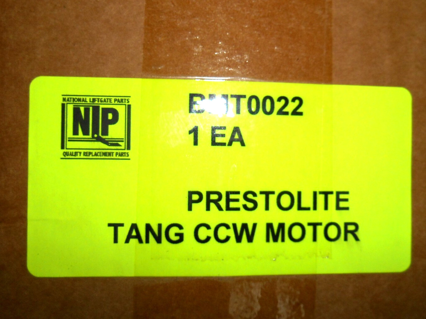Prestolite NIP # BMT0022; # MUE 62025, # 4801 TANG CCW MOTOR