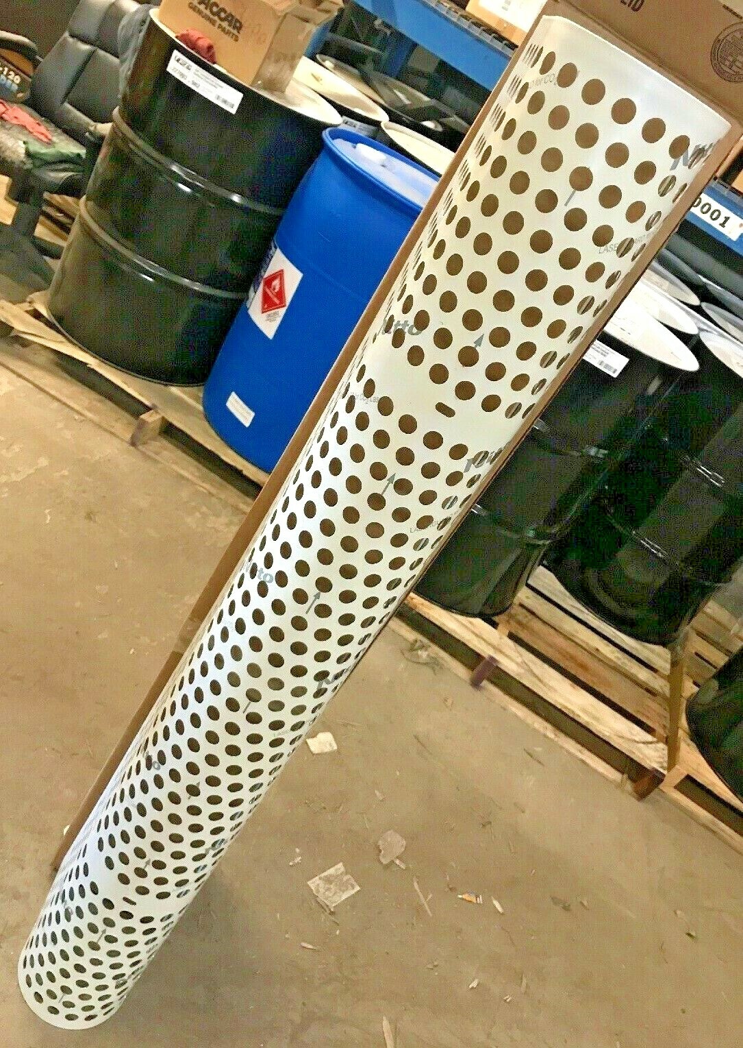 STAINLESS STEEL MUFFLER GUARD HEAT EXHAUST SHIELD 56.5″ high x 19.5″ ~M46-1197