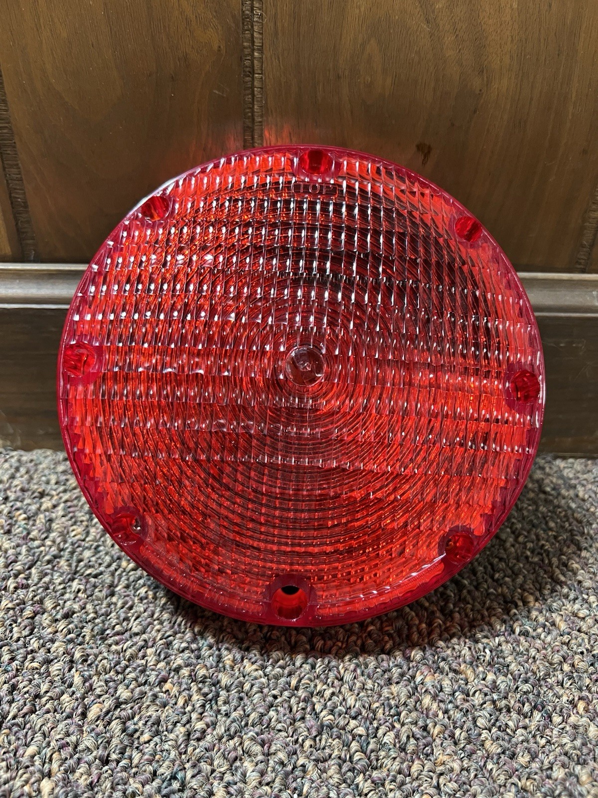New Genuine Weldon 1010 Red Round 7” Surface Mount 2 Wire Stop Turn Tail Light